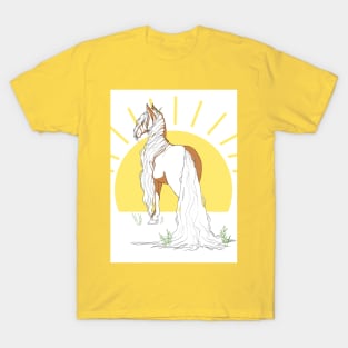 Horse at sunrise T-Shirt